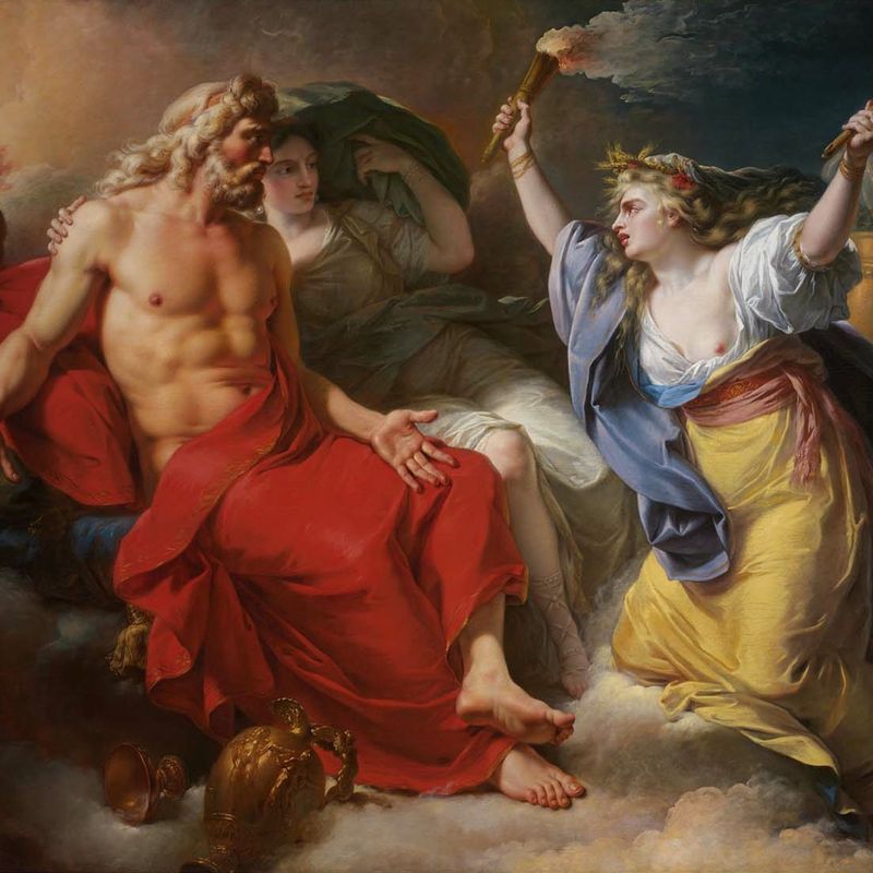 Ceres Begging for Jupiter's Thunderbolt after the Kidnapping of Her Daughter Proserpine