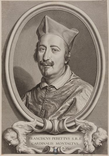 Portrait de Franciscus Perettus, cardinal Montalte (Dutuit p. 43, Le Blanc 253)