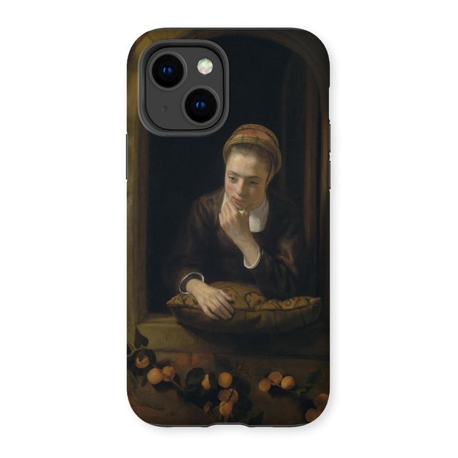 Girl at a Window, known as ‘The Daydreamer’, Nicolaes Maes Tough Phone Case Smartify Essentials