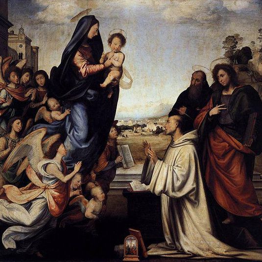 Apparition of the Virgin to St Bernard (Fra Bartolomeo)