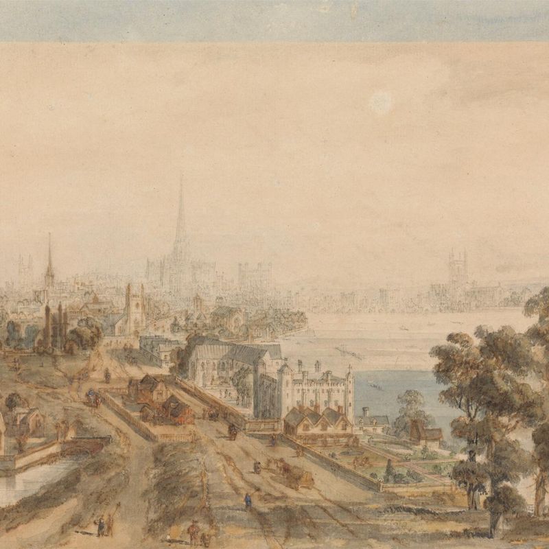 Old London, View from St. James Park Looking East