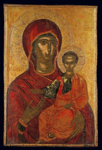 Large Icon Depicting The Virgin Hodegetria