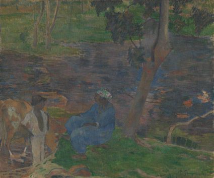 Paul Gauguin - On the Banks of the River at Martinique Smartify Editions