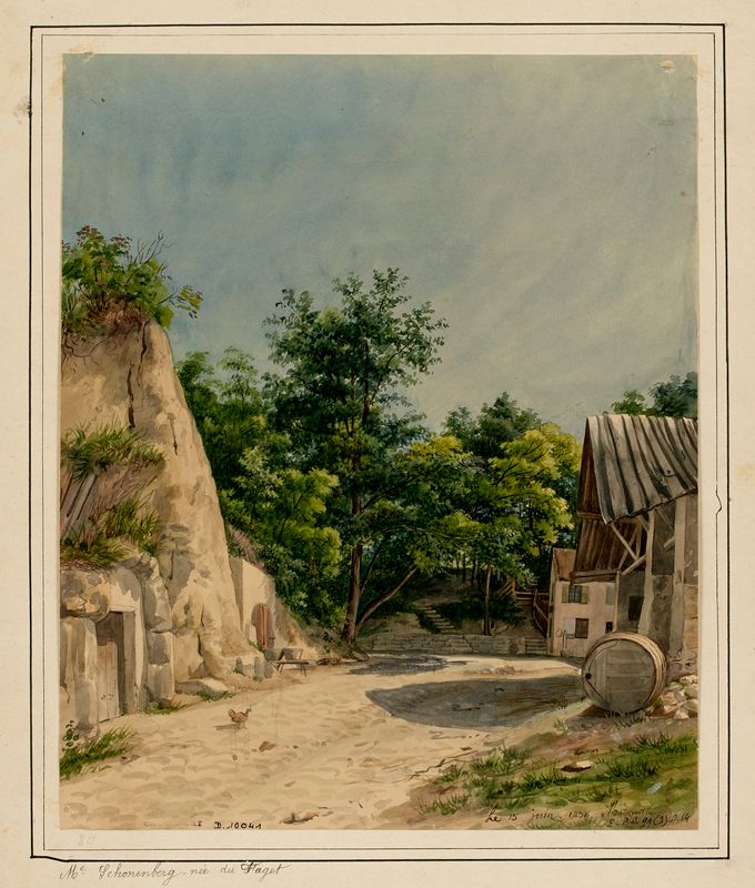Rue du Chevalier-de-la-Barre en 1831.