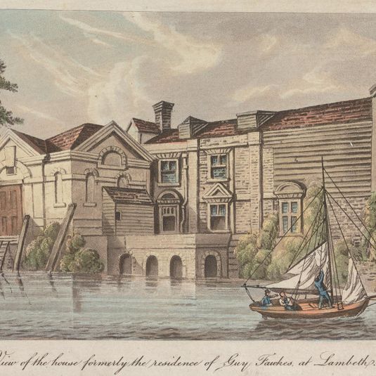 View of the House formerly the Residence of Guy Fawkes at Lambeth