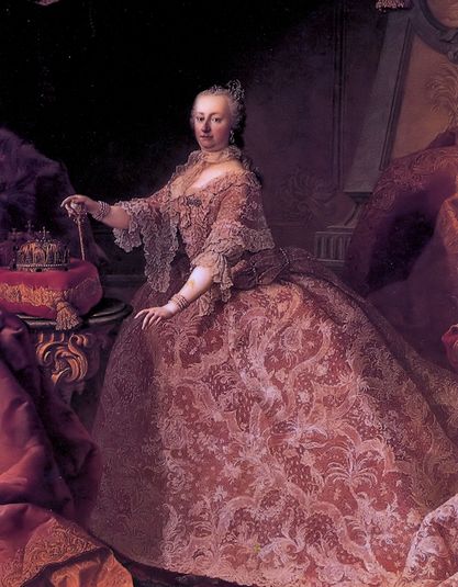Maria Theresia of Austria at the Age of 35 Deutsch Kaiserin Maria Theresia
