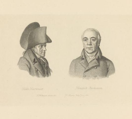 'De Portretten van de Heeren Hidde Heeremiet en Hendrik Berkman, beiden naar Caspari'