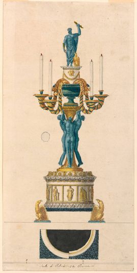 A Candlestick with Four Branches