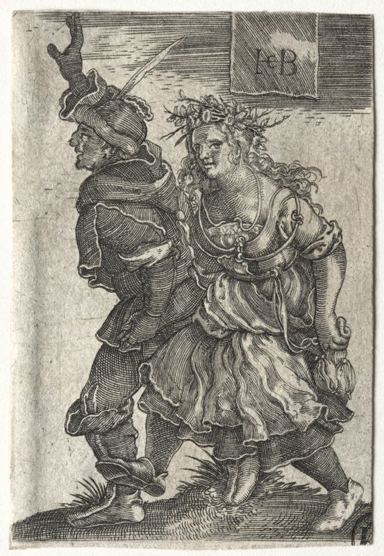 A Dancing Couple of Peasants