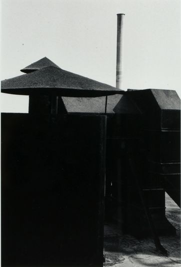 Untitled (Roof-top View: Vents and Smokestacks)