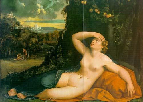 Venus Awakened by Cupid