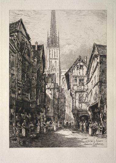 A Street in Rouen