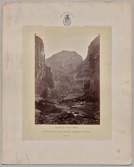 Canon of Kanab Wash, Looking South, Colorado River