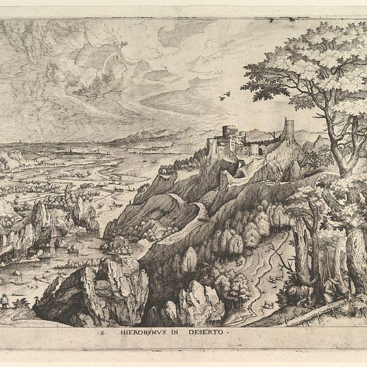 St. Jerome in the Wilderness (S. Hieronymus in Deserto) from The Large Landscapes