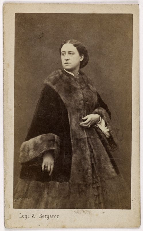 Portrait de Sabatier, (actrice ou chanteuse)
