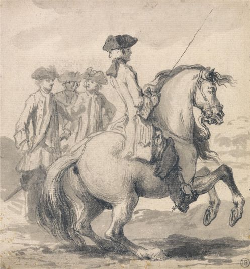 "The Manege-Gallop with the right leg" engraved as plate 14 in "Twenty Five Actions of the Manage Horse..."