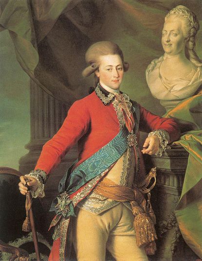 Portrait of Alexander Lanskoy, Aide-de-camp to the Empress