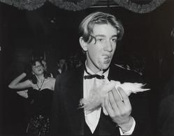 Toby Russell Eating Candy Floss, Feather Ball, Hammersmith Palais