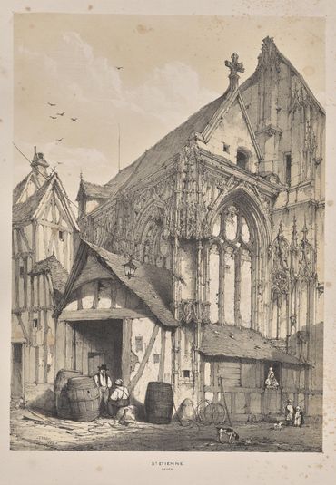 Architecture of the Middle Ages:  St. Etienne, Rouen