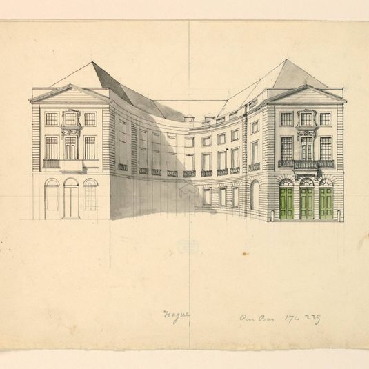 Elevation of a Facade of a Theater, The Hague