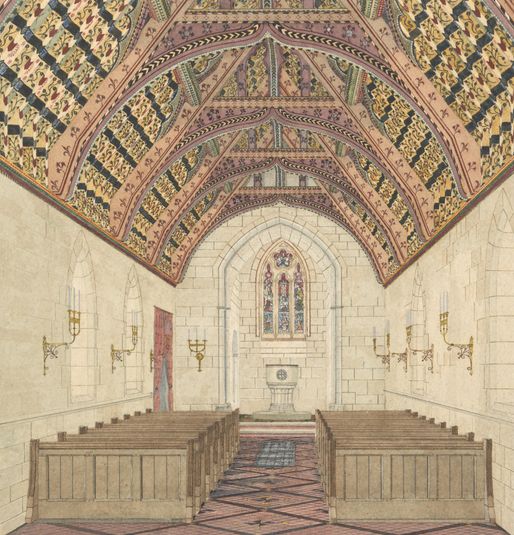 Perspective for a Church Interior