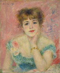 Portrait of the Actress Jeanne Samary by Renoir