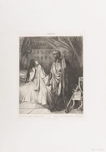 "Have you pray'd tonight, Dedesmona?": plate 12 from Othello (Act 5, Scene 2)