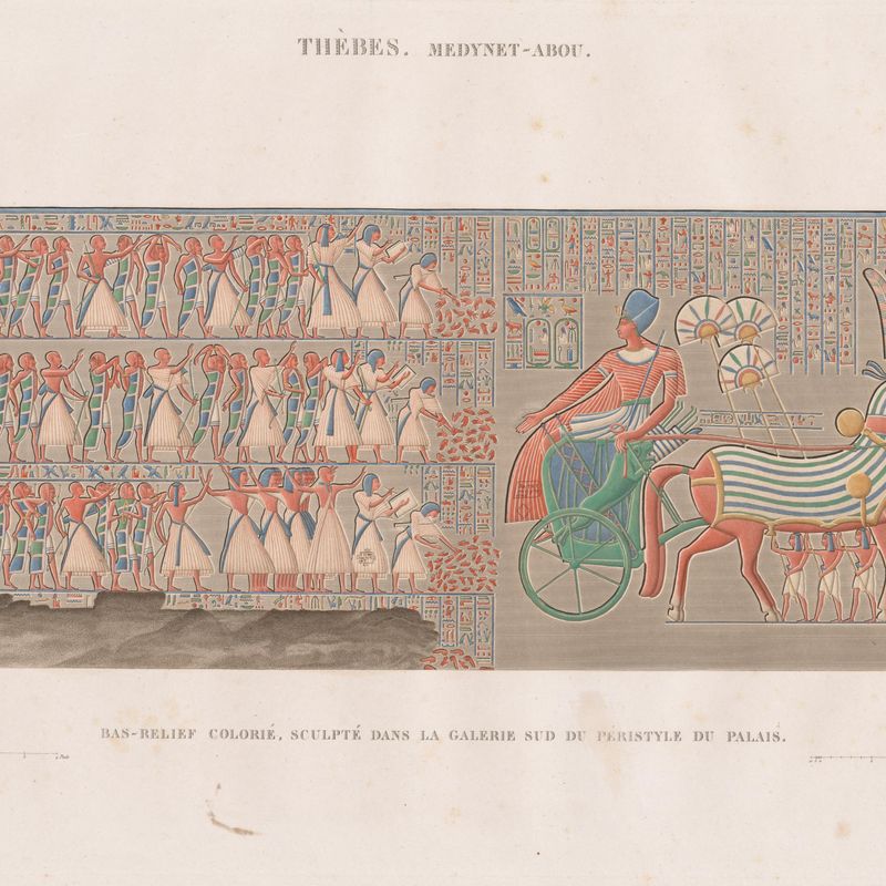 Description of Egypt: Thebes. Medynet-Abou, Vol. II, Pl. 12