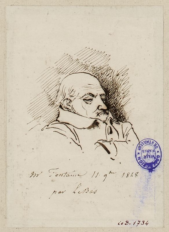 Pierre-François-Léonard Fontaine, architecte : croquis