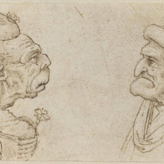 Two Grotesque Heads