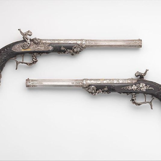 Pair of Percussion Target Pistols Made for Display at the Crystal Palace Exhibition in London, 1851