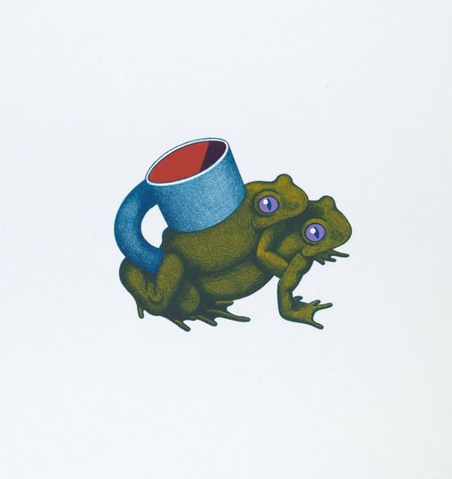 Double Frog Cup