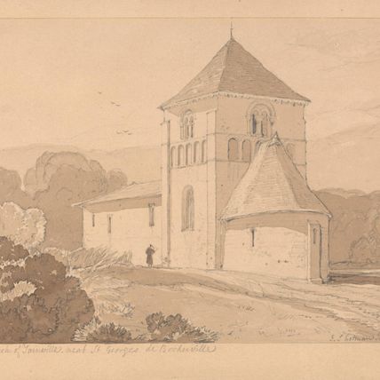 Church of Yainville, near Saint Georges de Bocherville, Normandy