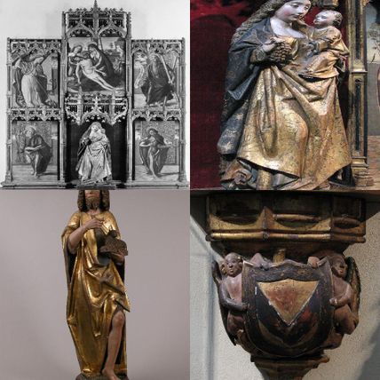 Wooden Religious Statues
