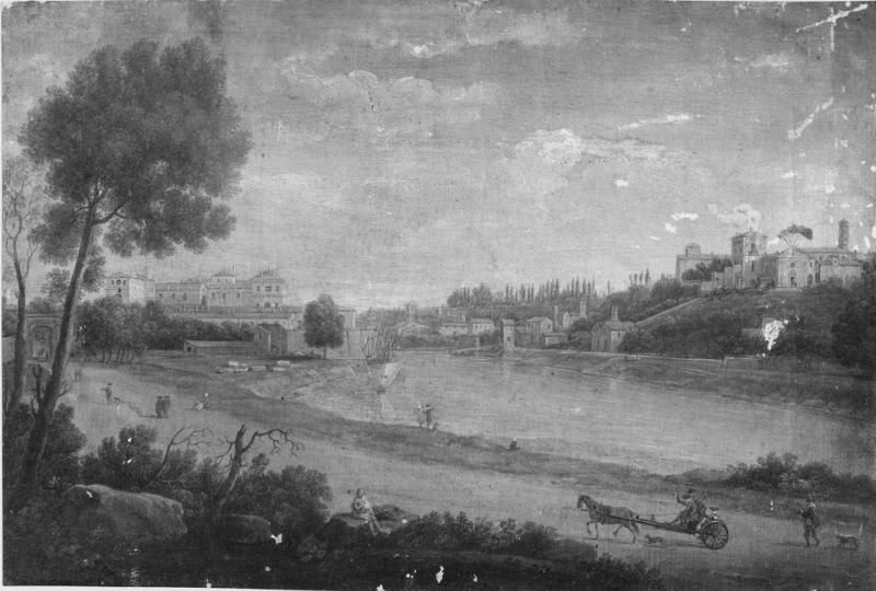 View of Rome by the Tiber