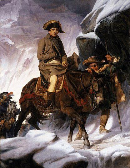 Bonaparte franchissant les Alpes en 1800