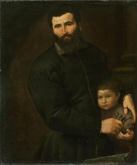 Portrait of the Surgeon Gian Giacomo Bonamigo with His Son Giovanni Antonio