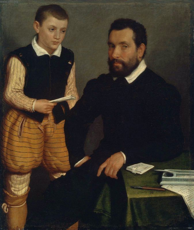 Portrait of a Man and a Boy (Count Alborghetti & Son)