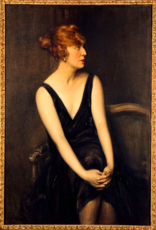 Portrait de Madame Yves Busser (née Christiane Alexandre).