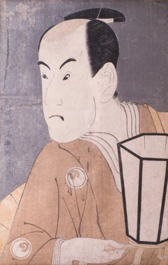 Portrait of the Actor Bando Hikosaburo III as Sagisaka Sanai frome the Play "Koinyobo somewake tazuna"