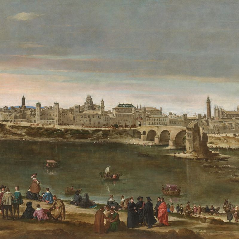 Vista de Zaragoza en 1647