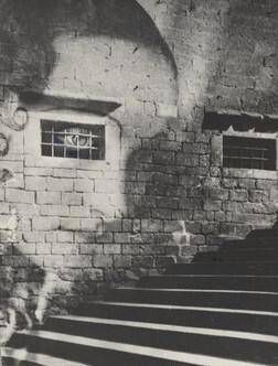Stairway to the Cathedral, Spanish Civil War, Barcelona, Spain