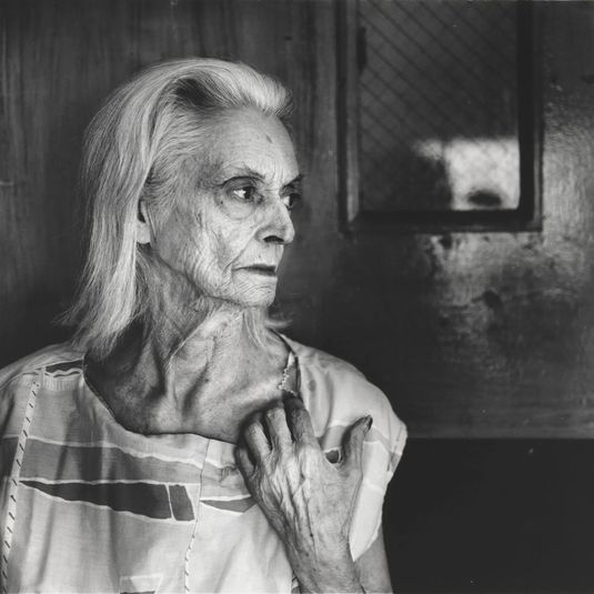 Lucille Smith (Old woman with white hair in profile)