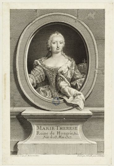 Marie Thérèse, reine de Hongrie d'après Martin de Meytens (Dutuit p. 242)