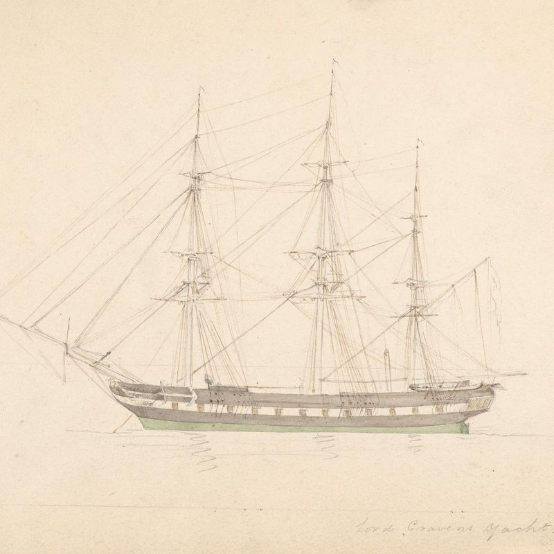Lord Craven's Yacht, July 23, 1817
