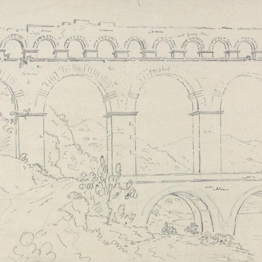 Sketch of the Pont du Gard