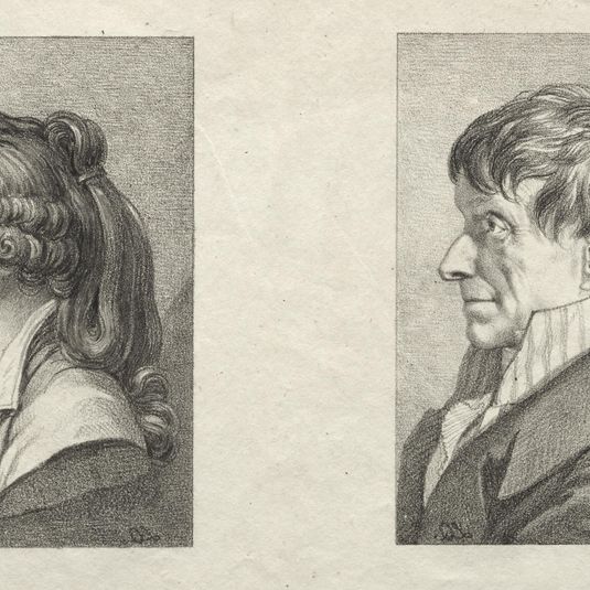 Profile Portrait of a Woman and a Man