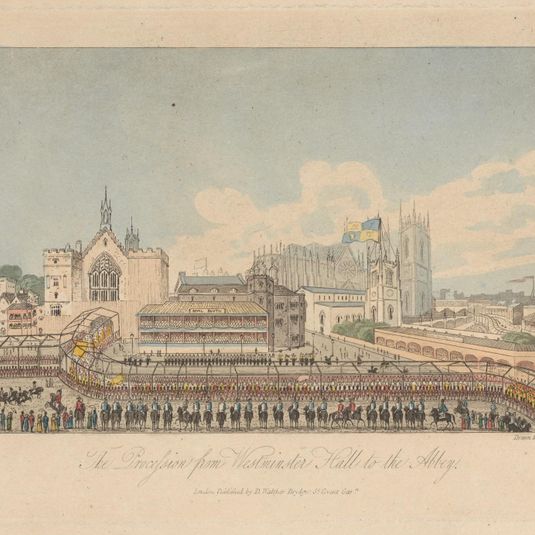 The Procession from Westminster Hall to the Abbey