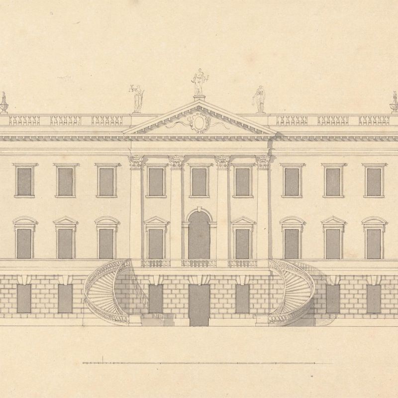 Lowther House, Westmorland: Elevation of the Garden Front