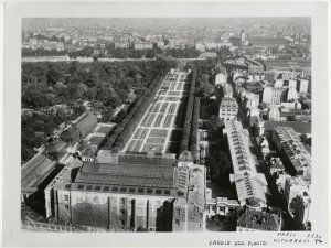 Vue aérienne de Paris : le Jardin des Plantes, 5ème, 12ème et 13ème arrondissements, Paris.